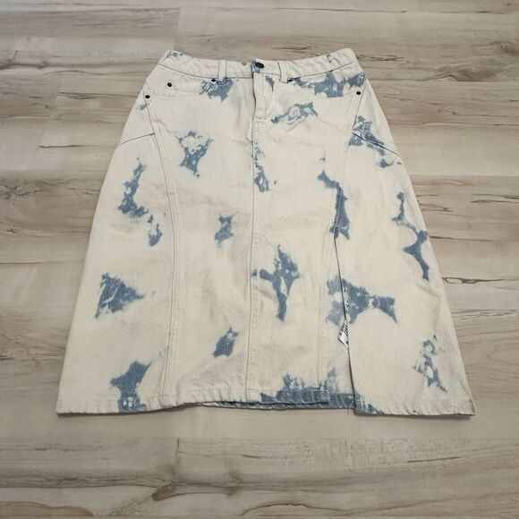 Future Collective with Gabriella Women's High-Rise Midi Denim Skirt Size 4 New - Picture 4 of 12